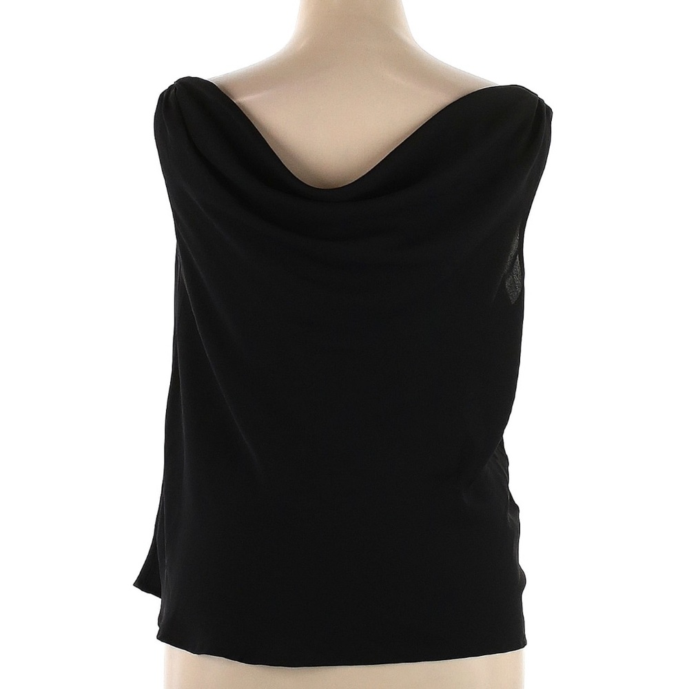 ASOS Sheer Black Sleeveless Top. Size 14